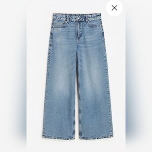 H&M DIVIDED Wide Regular Denim Jeans. Size 8.